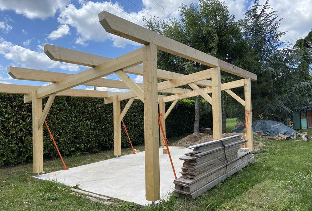 Construction de maison et extension ossature bois Vaulx-Milieu